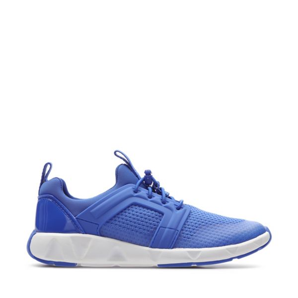 Clarks Girls Nova Elite Trainers Blue | CA-7832904